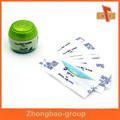 China factory excellent heat sensitive customizable cosmetic label design with your logo